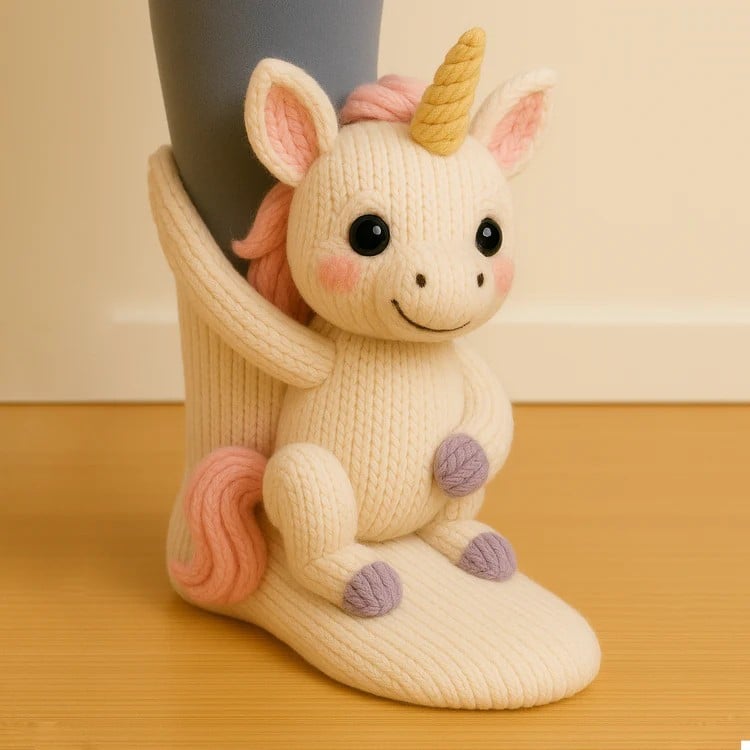🎅Limited Sale 53% Off 🎄3D Knit Animal Socks