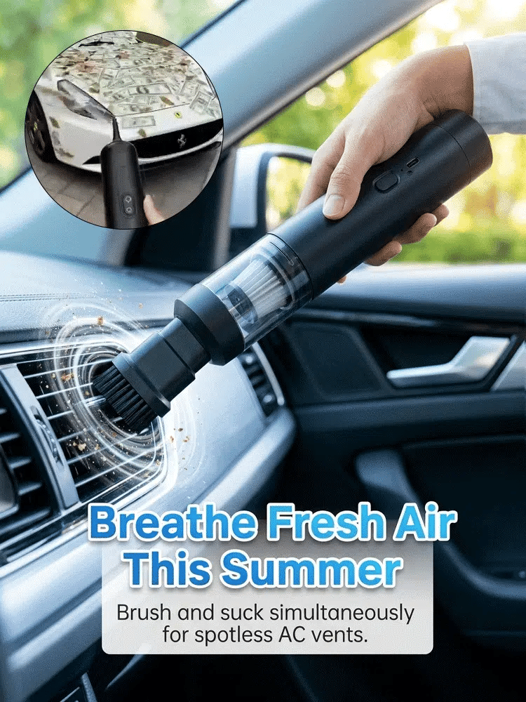 🔥5-in-1 Blowing and Suction Integrated Car Vacuum Cleaner
