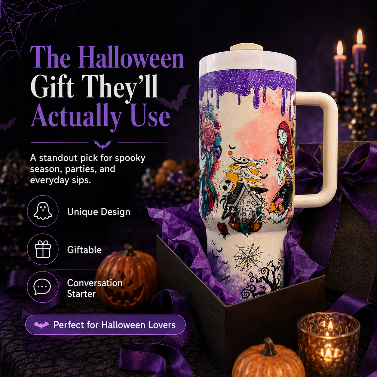 🎃👻Last Day 50% Off - 💀Halloween Skeleton Tumbler