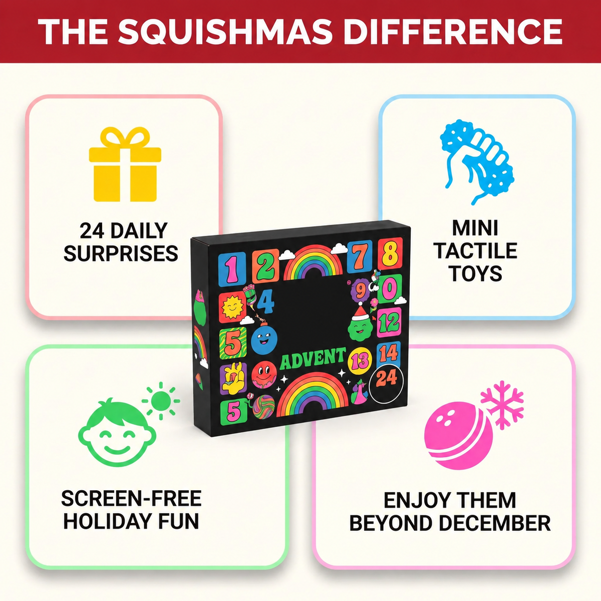 🔥Hot Sale 40% OFF🎁Squishmas Advent Calendar - 2026 Edition
