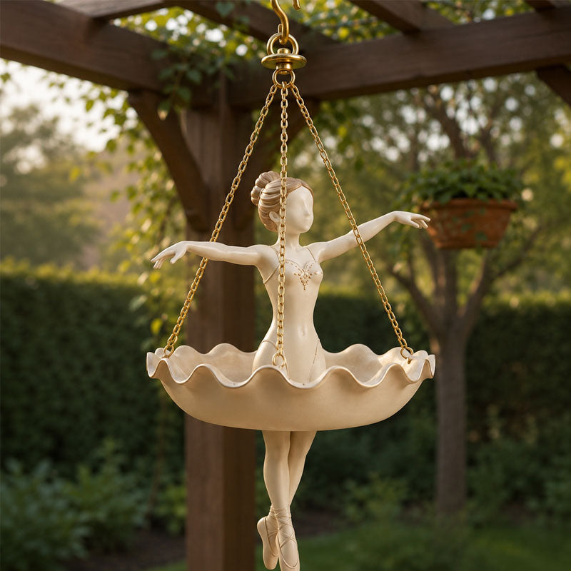 ✨ Scorte Limitate Disponibili 🩰 Fioriera Sospesa Ballerina – Decorazione Artistica per Giardino ed Espositore per Fiori