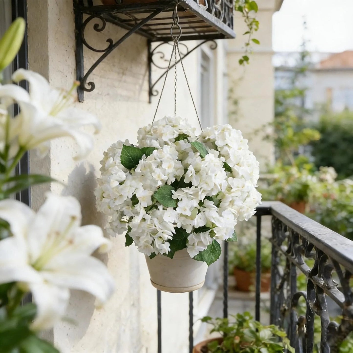 🌼Artificial hydrangeas for outdoors – UV-resistant, waterproof, and wind-resistant💐🌸