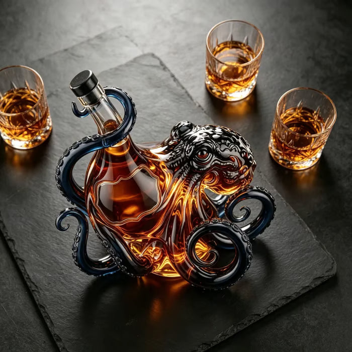 🎁 Father’s Day 49% OFF – 3D Octopus Bottle 🐙🥃