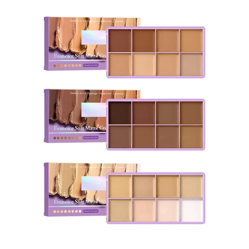 8-Color Cream Concealer Palette