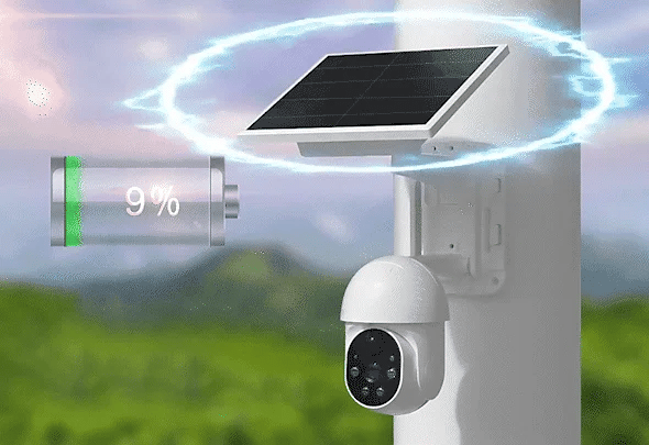 🏆Flash Sale⚡ 50K+ SOLD! Almost Gone-🔥Solar-Powered Simulated Surveillance Camera Street Light