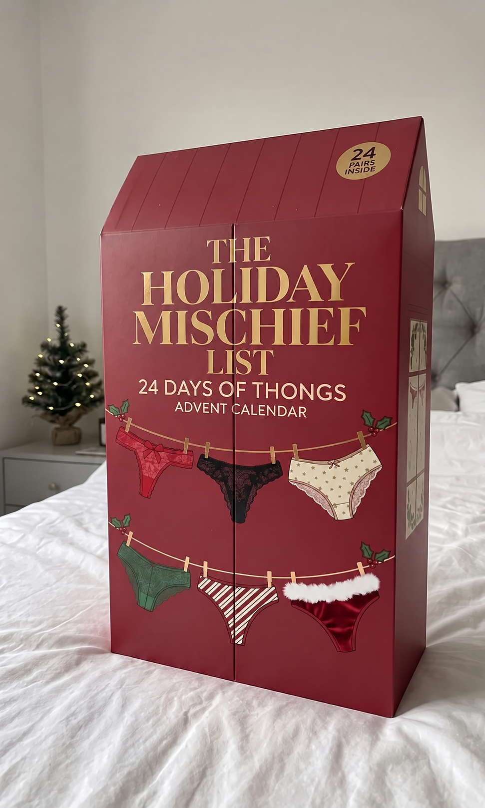 🎁 🔥24 Days of Temptation™ 🔥🎁– Luxury Lingerie Advent Calendar for Someone Special