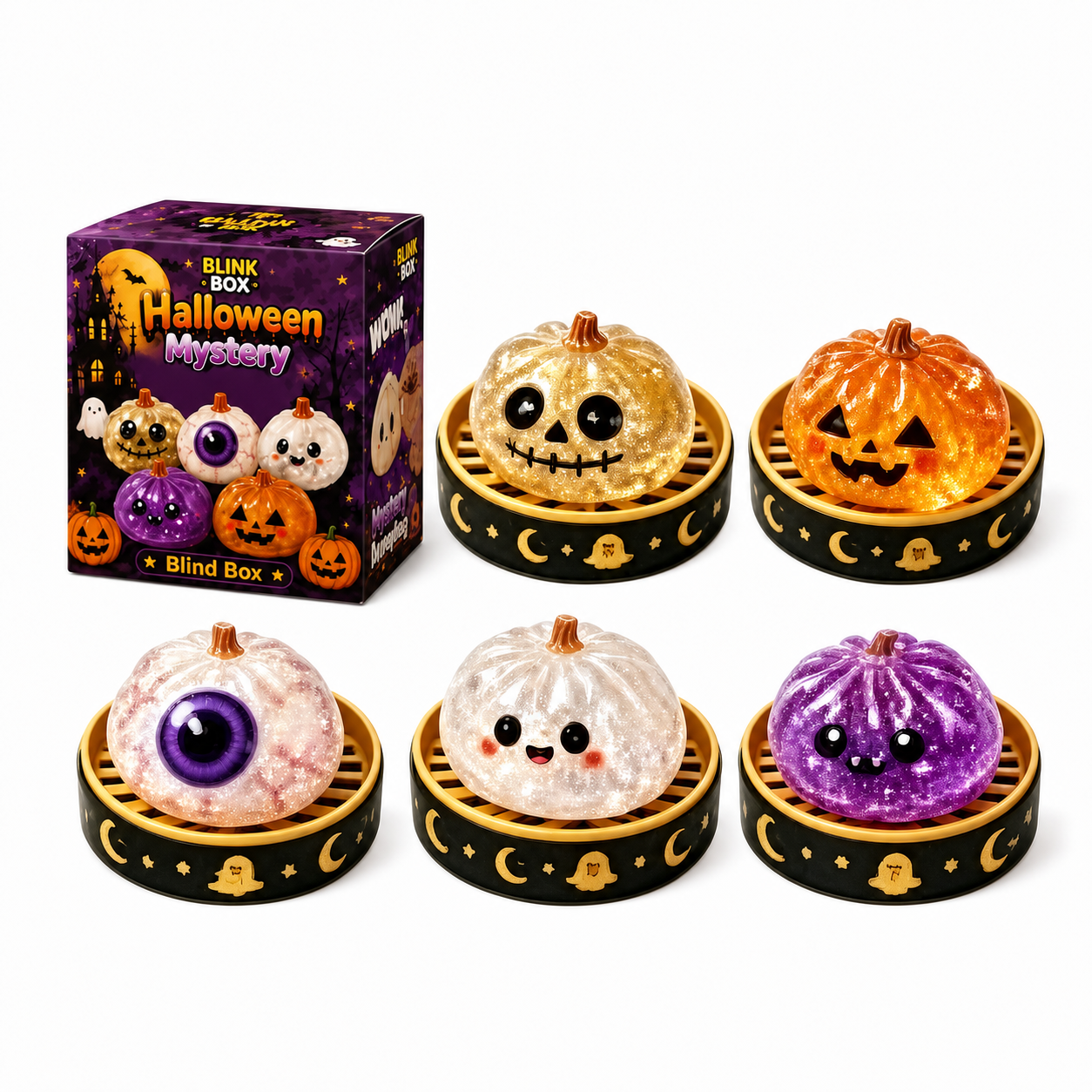 ๐๐๐๐ป Last Day 50% OFF โ Cute Halloween Ghost Squishy ๐ป | Your New Little Spooky Buddy๐๏ธ