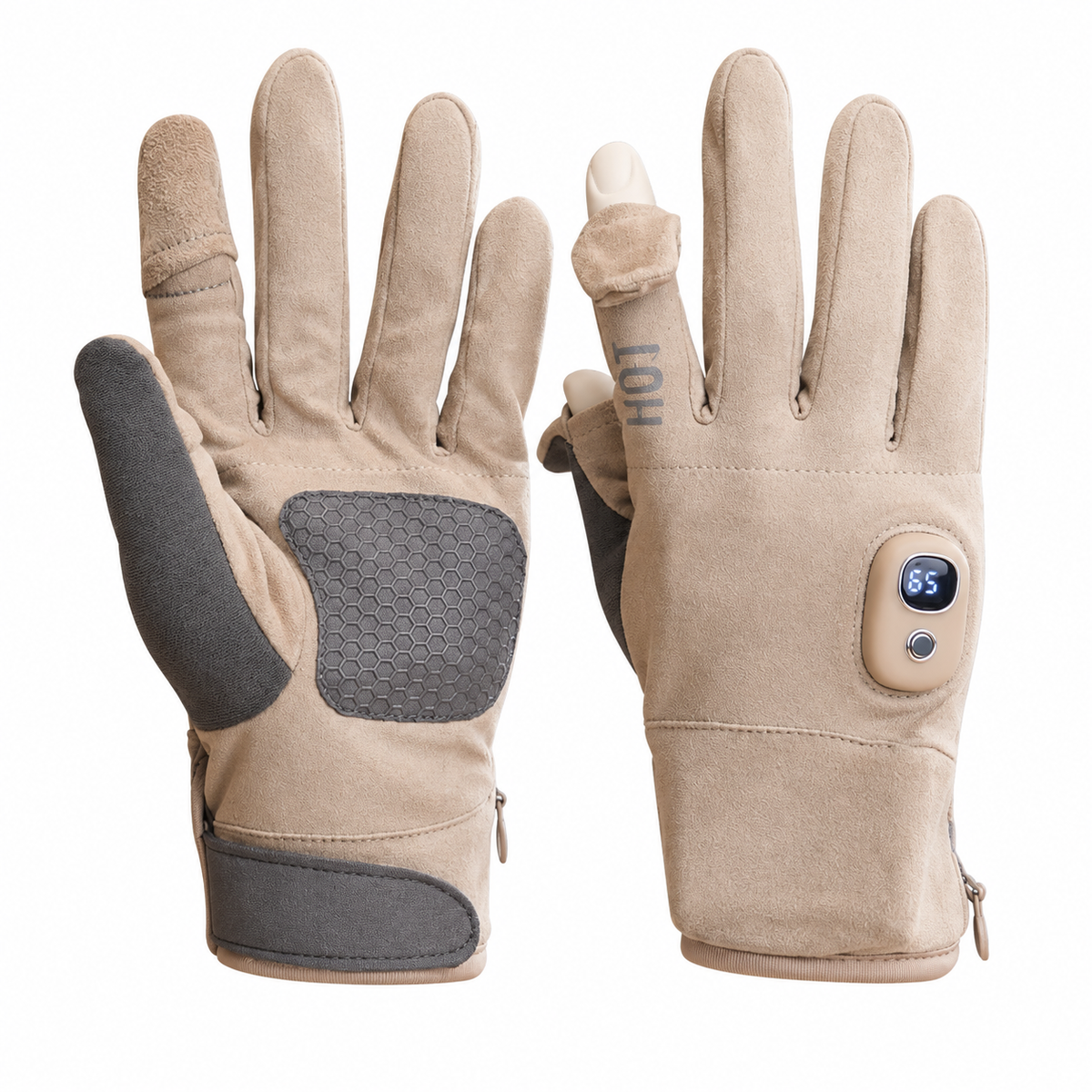 🔥 HOT SALE | Rechargeable Heated Gloves – Touchscreen Winter Gloves with Adjustable Heat for Skiing, Hiking & Outdoor Use