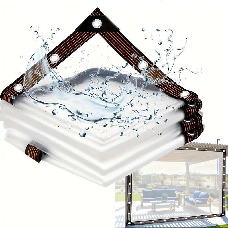 💦🌊 Clear Waterproof Tarp – Keep Rain Out Without Blocking the Light