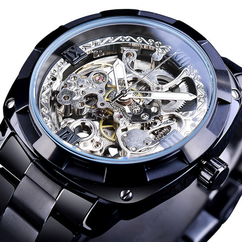 ⏳Time-Limited Special⏰Skeleton Automatic Watch – See The Movement, Feel The Craft , Dress for Every Occasion 💼
