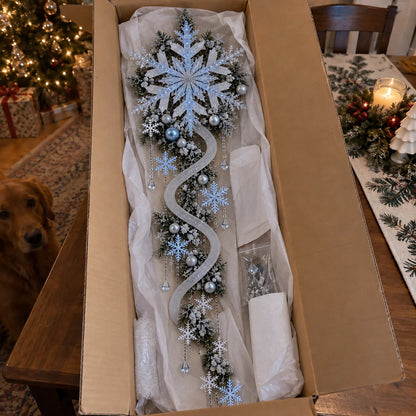 ❄️ Giant Snowflake Blizzard Trail™- Let the Snowstorm Glow Indoors