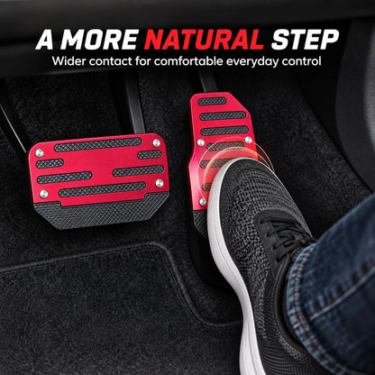 ✨ 2PCS NonSlip Universal Automatic Foot Brake Gas Cover Pad Pedal Accessories Car