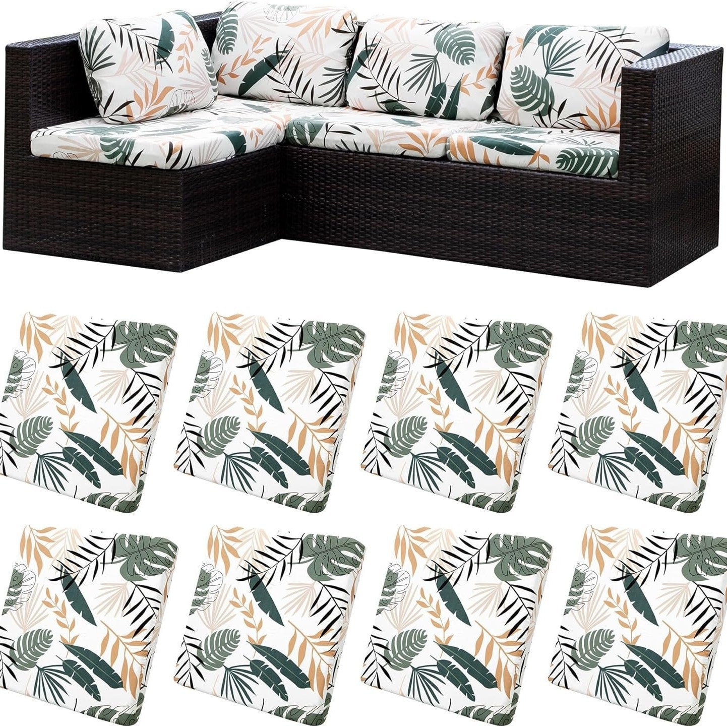 🪑 Stretch Sofa Cushion Covers — Only $9.99 Per Cover