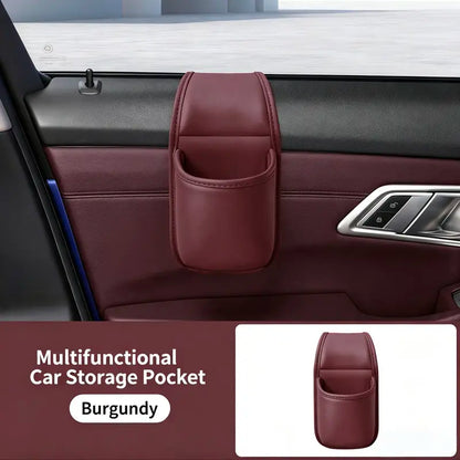 Slim Leather Car Door & Console Organizer Pocket🚗
