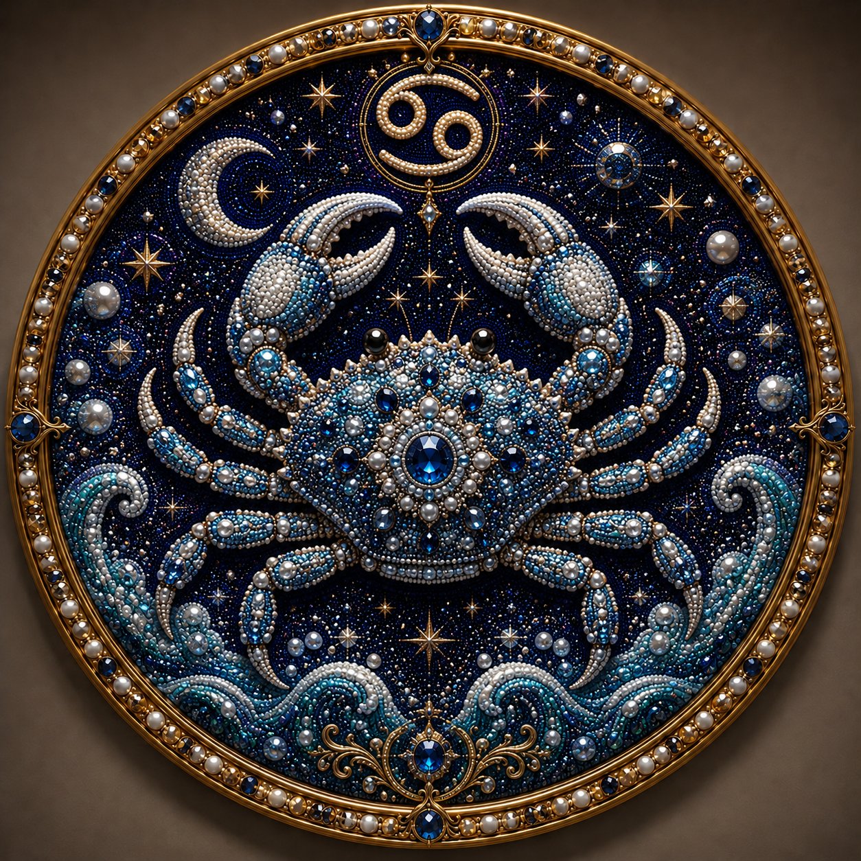 🔥 Last Day 49% OFF - 💎 12 Zodiac Signs Pearl Art Kit ♈💫 Bring Every Zodiac Sign to Life with Pearls