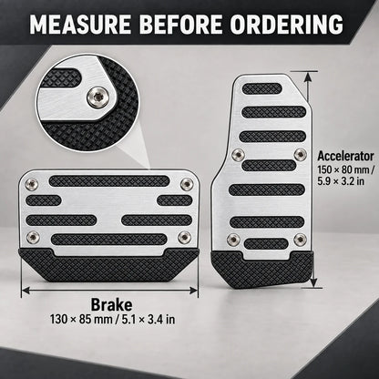 ✨ 2PCS NonSlip Universal Automatic Foot Brake Gas Cover Pad Pedal Accessories Car