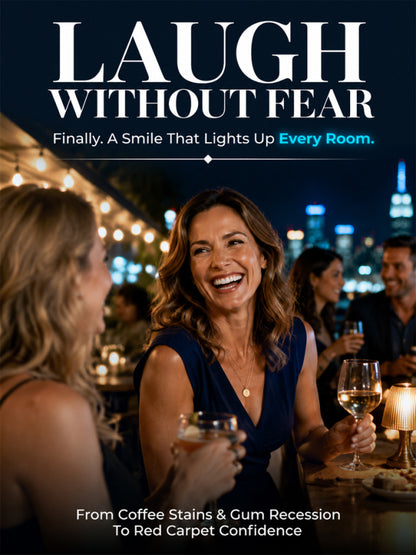 【Restore youthful vitality and smile】Teeth repair whitening gel，7x deeper penetration repairs gums, restoring a youthful, white smile in 7 days!
