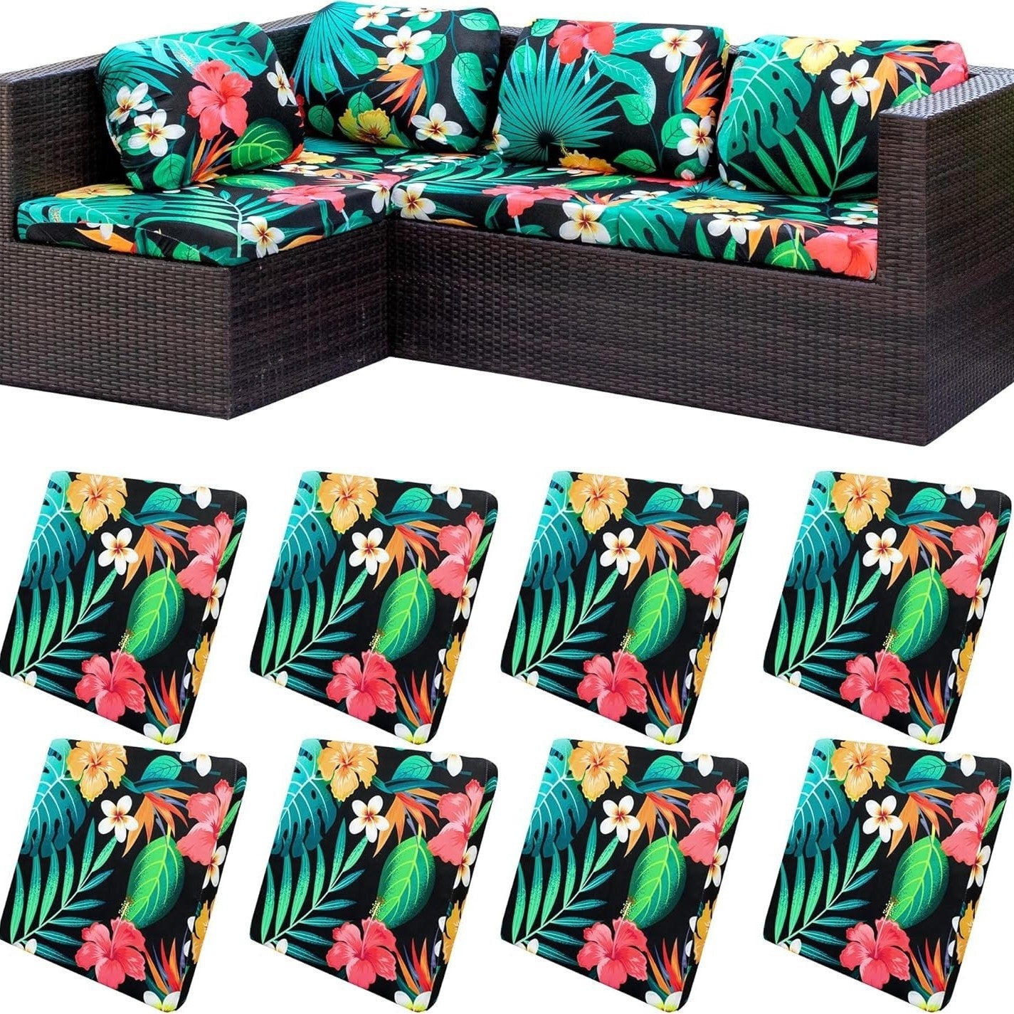 🪑 Stretch Sofa Cushion Covers — Only $9.99 Per Cover
