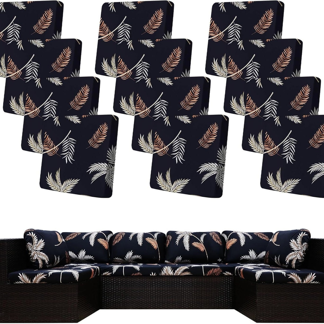 🪑 Stretch Sofa Cushion Covers — Only $9.99 Per Cover