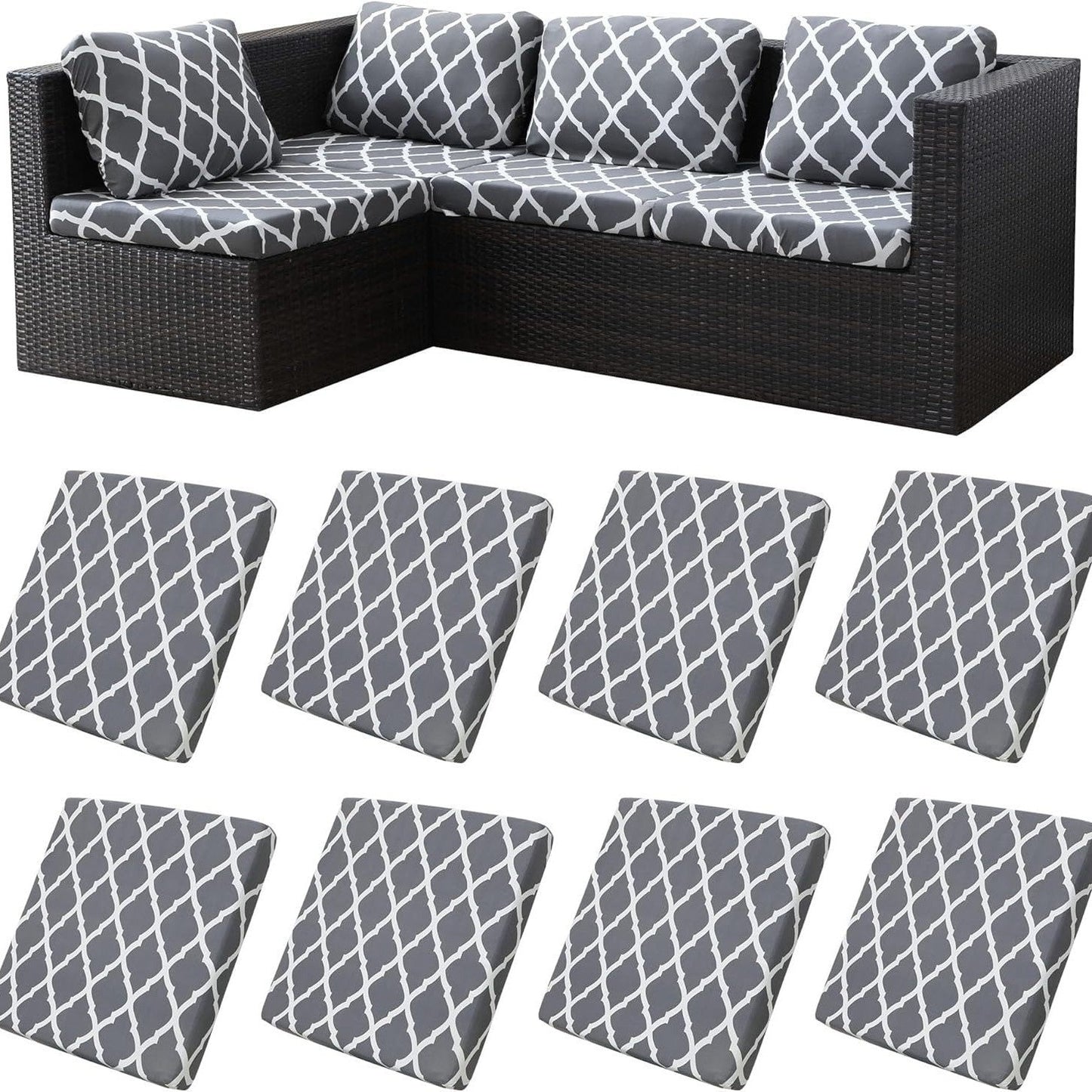 🪑 Stretch Sofa Cushion Covers — Only $9.99 Per Cover