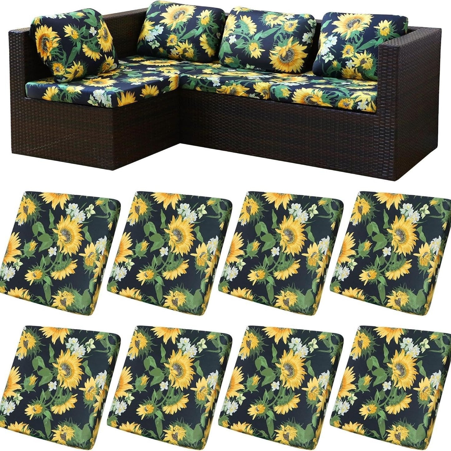 🪑 Stretch Sofa Cushion Covers — Only $9.99 Per Cover