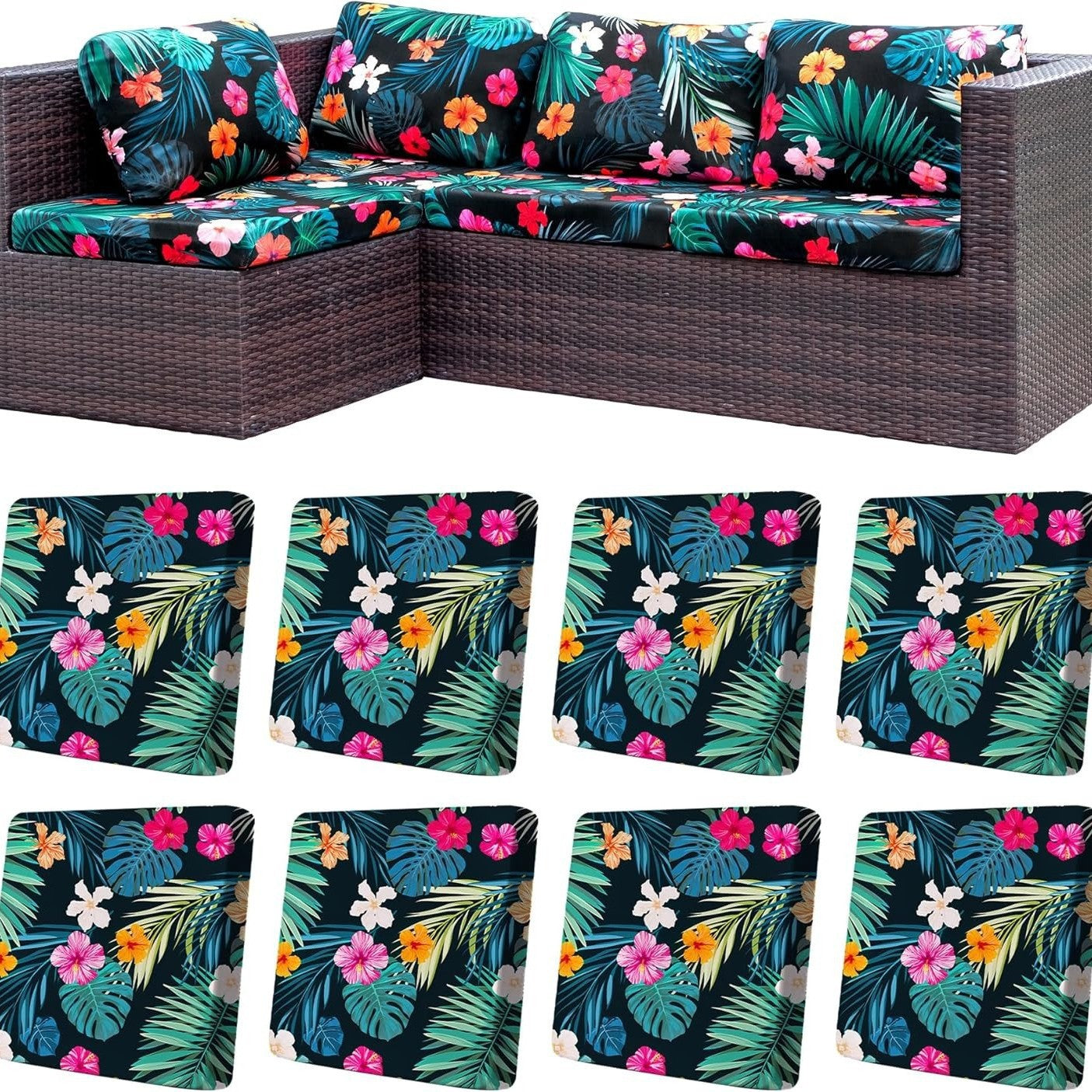 🪑 Stretch Sofa Cushion Covers — Only $9.99 Per Cover
