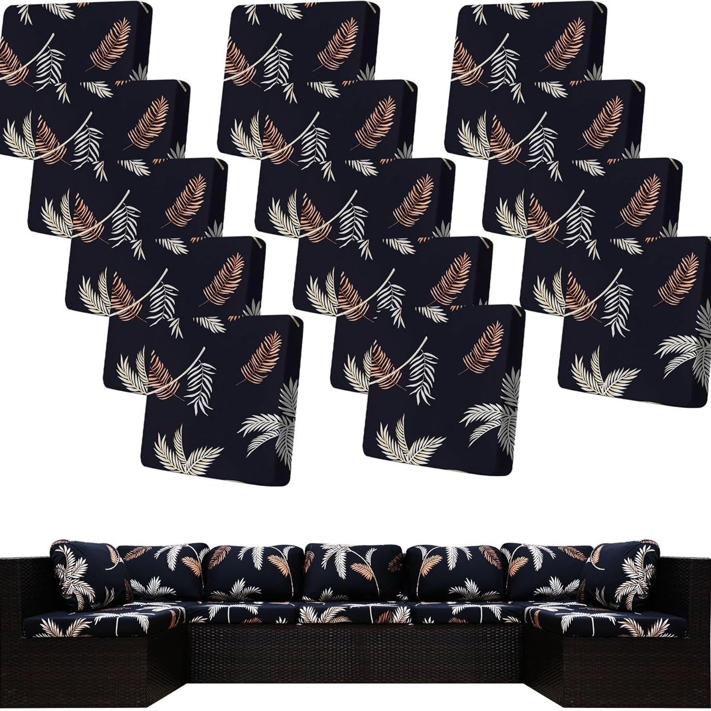 🪑 Stretch Sofa Cushion Covers — Only $9.99 Per Cover
