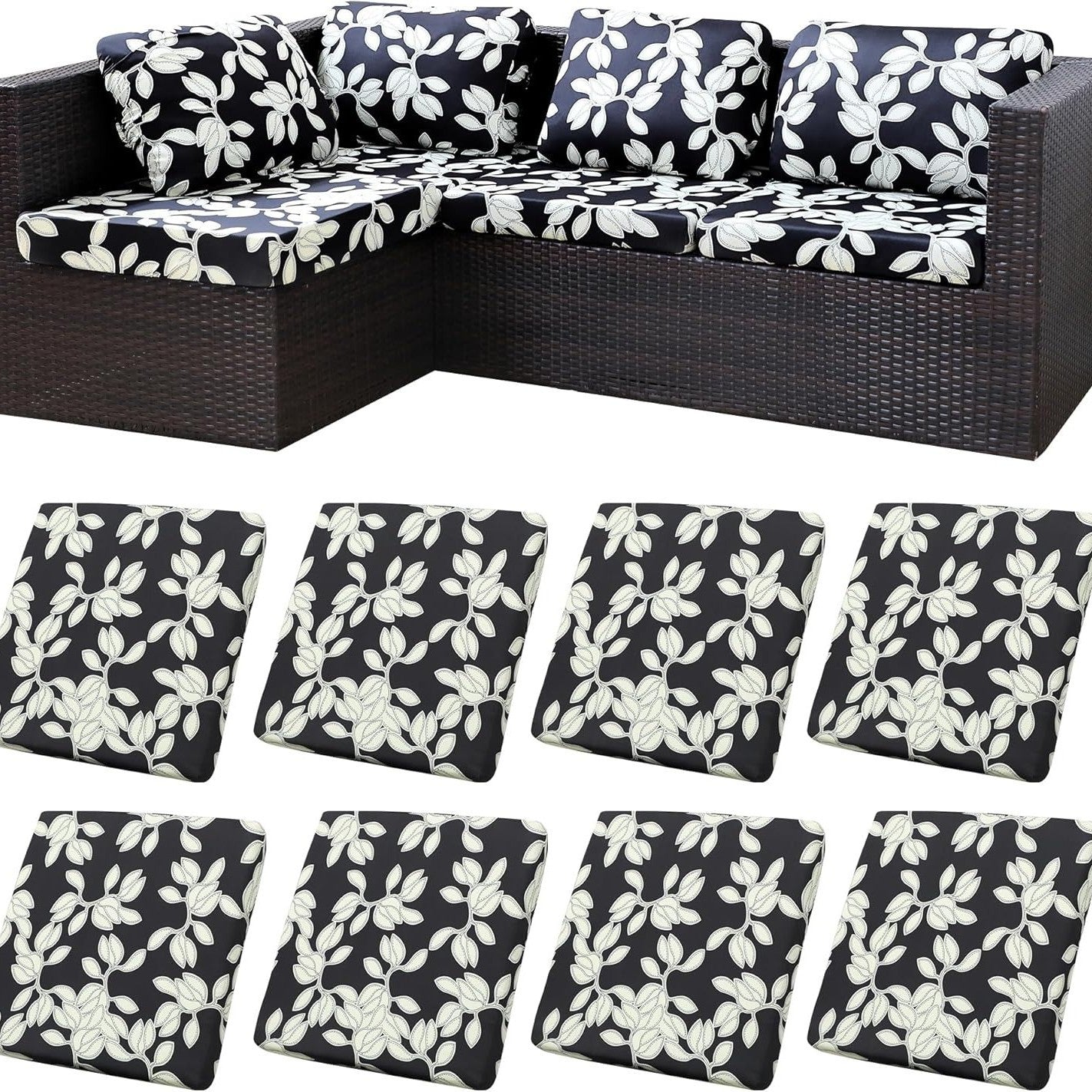🪑 Stretch Sofa Cushion Covers — Only $9.99 Per Cover
