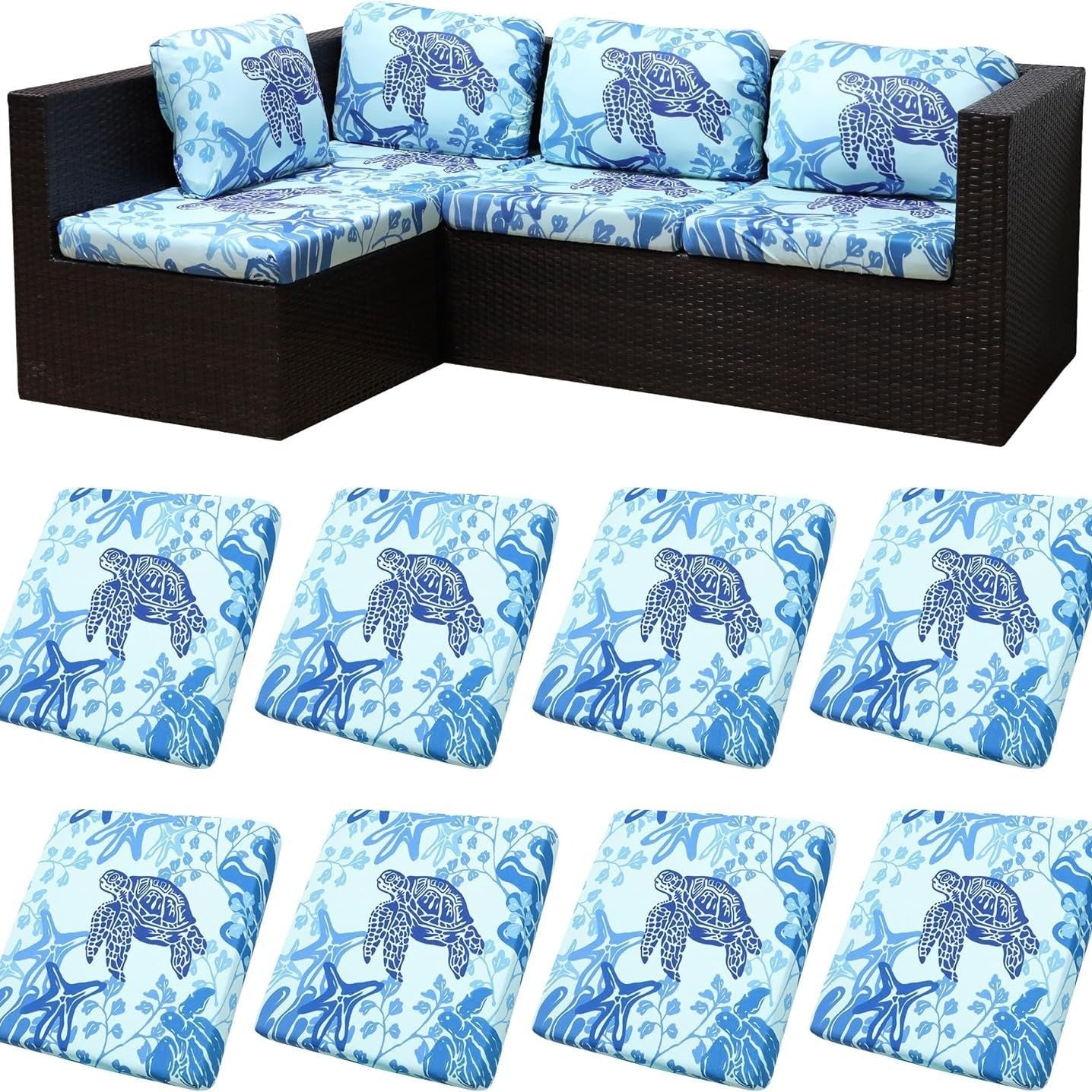 🪑 Stretch Sofa Cushion Covers — Only $9.99 Per Cover