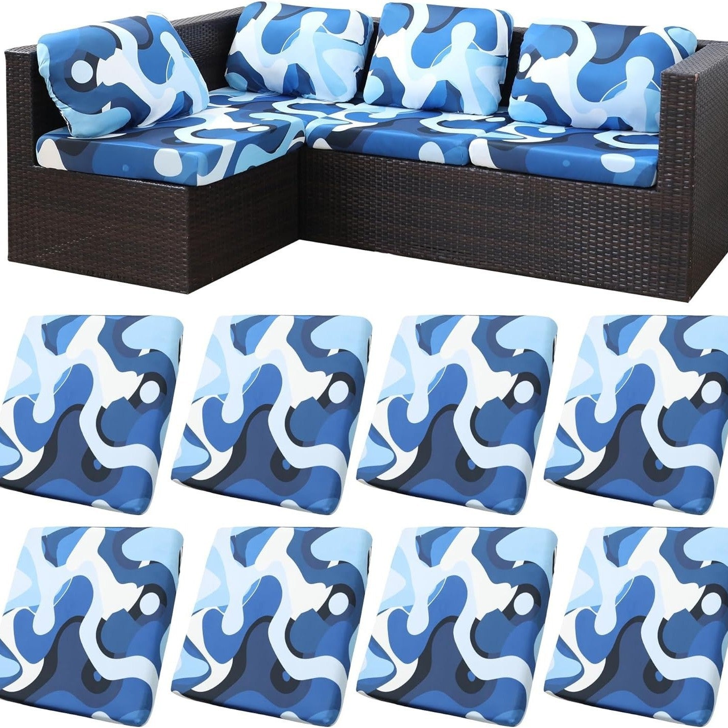 🪑 Stretch Sofa Cushion Covers — Only $9.99 Per Cover