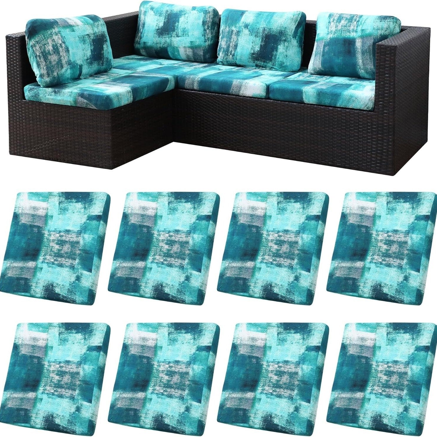 🪑 Stretch Sofa Cushion Covers — Only $9.99 Per Cover