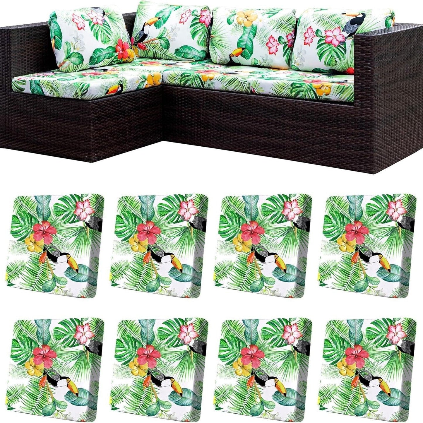 🪑 Stretch Sofa Cushion Covers — Only $9.99 Per Cover