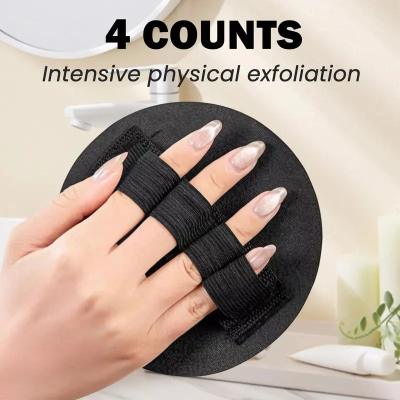 Soft Rubber Shower Scrubber for Gentle Exfoliation & Deep Cleansing