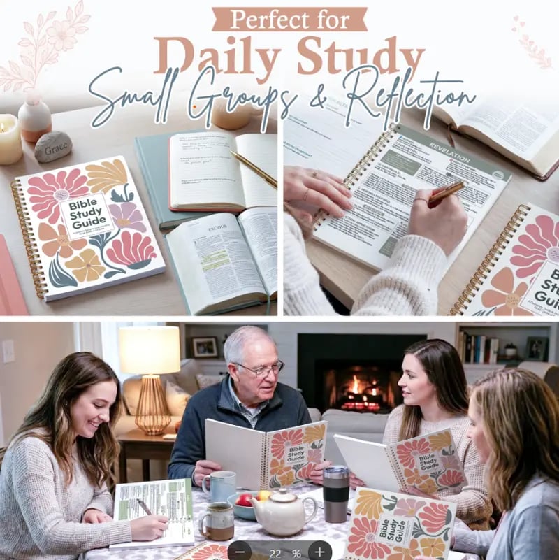 ✝️📚Bible Study Guide for Women & Men: A Complete Guide to Understanding All 66 Books of the Bible(📦Buy 2 Free Shipping)