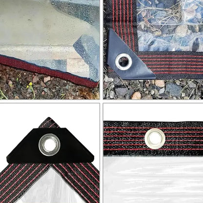 💦🌊 Clear Waterproof Tarp – Keep Rain Out Without Blocking the Light