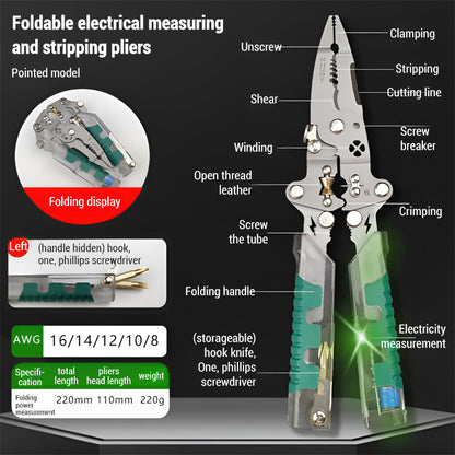 💯【Father’s Day Flash Sale – 50% OFF】⚡Intelligent anti-electric shock multifunctional safety tester wire stripper