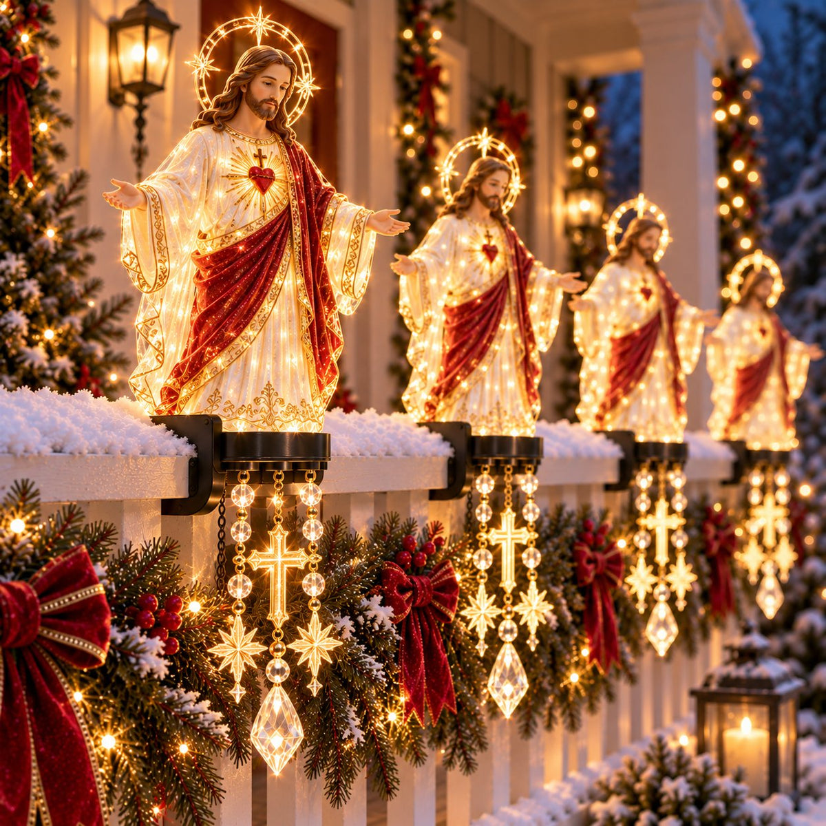 🎁LAST DAY 49% OFF🔥✨ Sacred Christmas Railing Lights