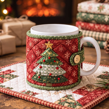 DIY Christmas Mug Cozy Sewing Kit ✨ 9 Festive Designs for Standard‑Size Mugs