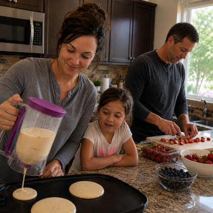 🎉🧁Easy-Pour Pancake & Cupcake Batter Dispenser