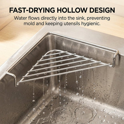 Triangular Stainless Steel Draining Rack