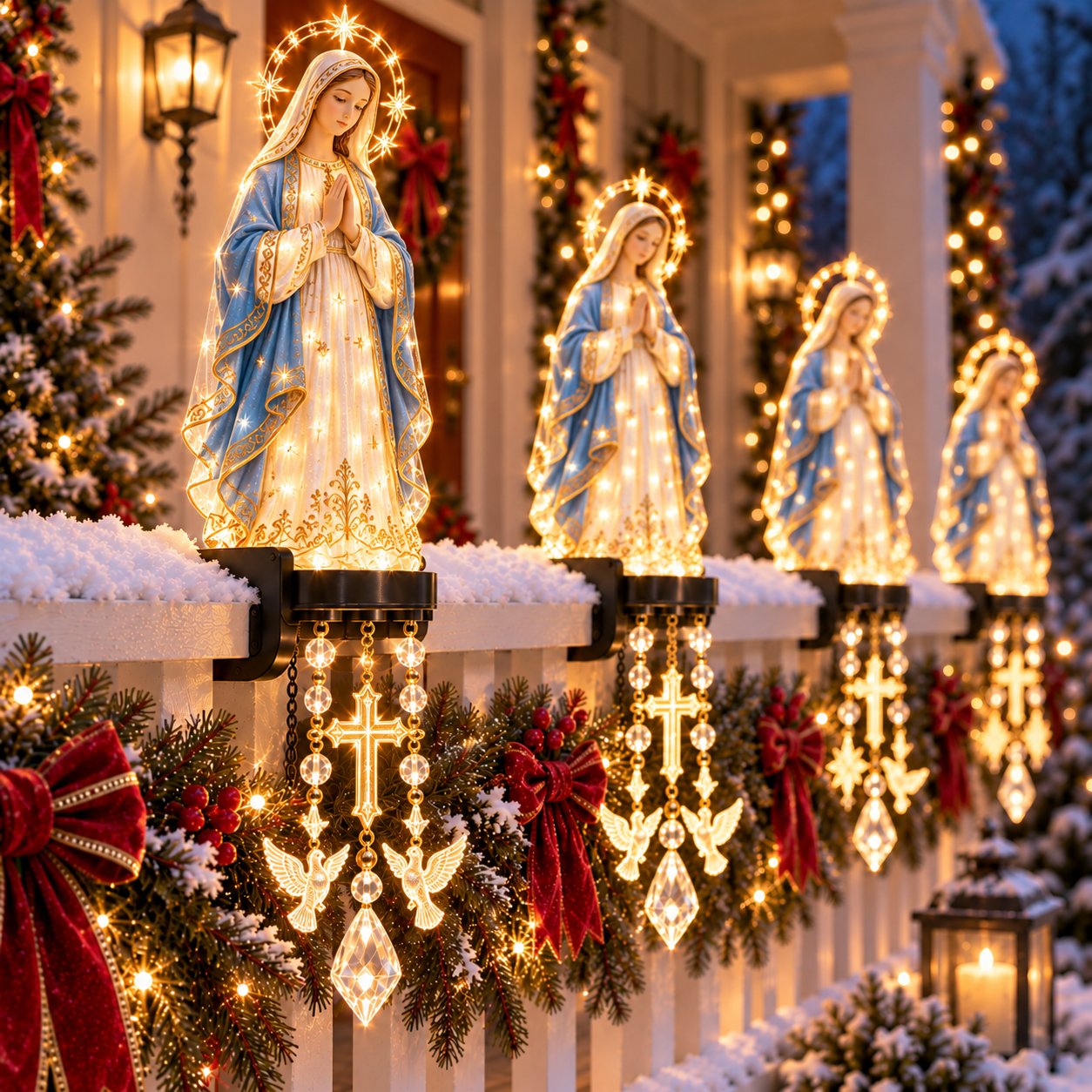 🎁LAST DAY 49% OFF🔥✨ Sacred Christmas Railing Lights