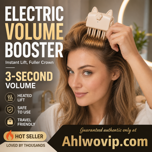 ⏰Last Day 50% OFF🪮 Wireless Heated Root Lift Clip – Volumizing Styling Tool for Flat Hair