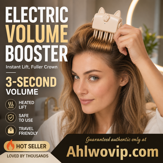 📢📢50% OFF !! ⏰Wireless Heated Volumizing Root Lift Clip - Salon Crown Volume Styling Tool for Fine Flat Hair