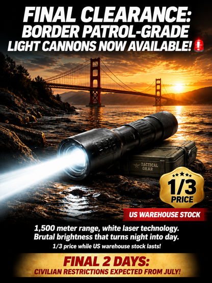 🔥Hot Sale🔦High Power Zoomable White Laser Flashlight