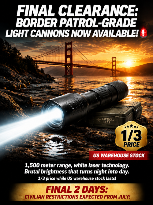 🔥Hot Sale🔦High Power Zoomable White Laser Flashlight