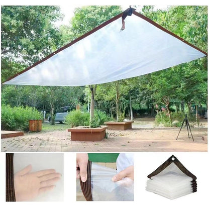 💦🌊 Clear Waterproof Tarp – Keep Rain Out Without Blocking the Light