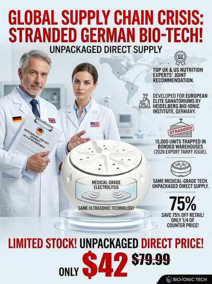 Ultrasonic Fruit Cleaner | Remove 99.9% Pesticides | Bio Tech Purifier | Silent Wash