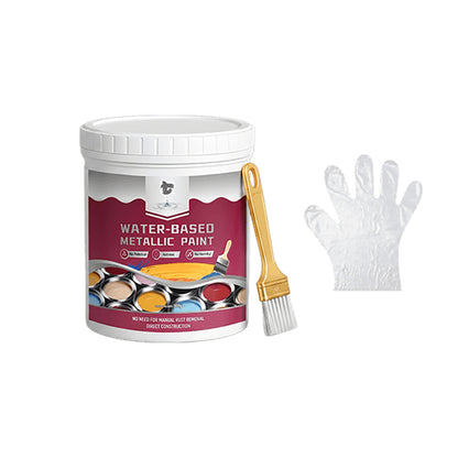【100% Water-Based Eco Formula】2-in-1 Black Rust Reformer Paint | 60-Sec No-Sanding Rust Melt