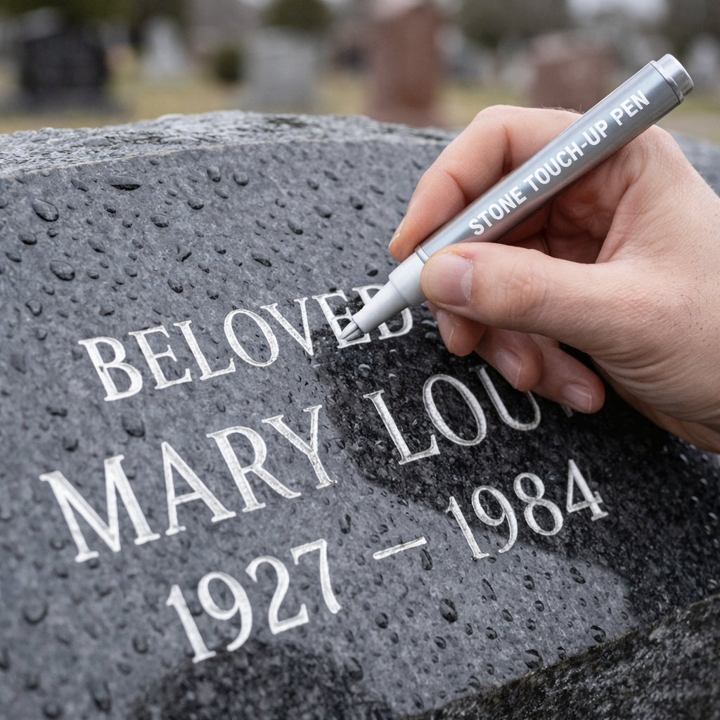 🔥HOT SALE 🐦Golden Tombstone Marker Pen for Restoring Faded Grave Inscriptions