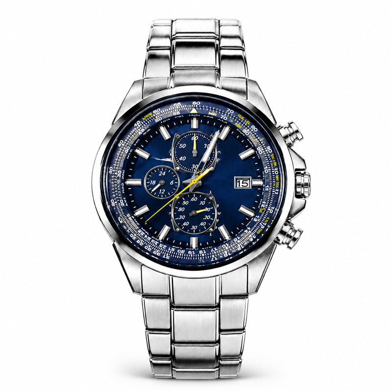 ⌚ Swiss Pilot Watch｜Authentic Swiss‑handcrafted, microscope‑calibrated movement, lifetime‑no‑replace solar movement, professional 20ATM waterproof 💧